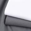 Nueva camiseta de verano gris alto 210g algodón gris oscuro cuello redondo manga corta para hombre color liso holgada casual top mujer