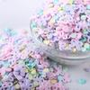 Granulado colorido comestível assando donut bolo decoração amor fatia açúcar fatia 500g saco