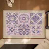 Tapete de bobina azulejo americano porta de entrada resistente à sujeira fácil de limpar hall de entrada de casa tapete antiderrapante cortável tapete para pés de porta