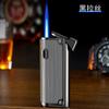 Encendedor a Prueba de Viento 535-12 Inflable Recto Rush Retro para Hombre Metal Cuero Duradero Personalizado Encendedor de Cigarrillos para Novio