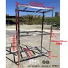 Soporte de Acero Inoxidable de Lujo 304 para Aire Acondicionado con Soporte de Barra Cruzada Engrosada, Universal para Unidades Exteriores de Aire Acondicionado 1P/1.5P/2P/3P/5P