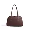 Bolso de Hombro Tote de Piel de Vaca de Primera Capa Personalizado de Alta Gama para Mujer Bolso Boston Bowling de Cuero Genuino Estilo Coreano de Gran Capacidad