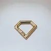 Fivela de mola do Superman em formato de diamante, acessórios de liga de zinco adequados para roupas, bolsas, chaveiros, conectores de nicho e fivelas para animais de estimação