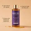 Óleo para pele e corpo: Confortável para pele seca, leve e suave, refrescante e não pegajoso, óleo de cuidado hidratante para o corpo todo