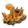 Decorações de aquário Artesanato de paisagismo para aquário Pacote de rochas de polvo de resina Ornamentos de aquário Peixe dourado de mesa
