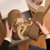 Botas de invierno estilo Birkenstock, retro, de suela gruesa, que aumentan la altura, totalmente cerradas, para mujer, nueva colección de invierno 2026, versátiles y lindas con un lazo y forro afelpado