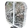 Ladrillo de cristal de hielo de color, ladrillo de cristal corrugado blanco transparente, ladrillo cuadrado sólido con aislamiento acústico, ladrillo termofusible, ladrillo de vidrio para pared divisoria