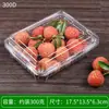 Fábrica de Caixas Descartáveis para Frutas Atacado Supermercado Caixa de Embalagem para Melancia Material PET Transparente Caixa para Fatiar Frutas Morango Amora