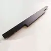 Alça Perfil em Alumínio Liga Sem Ranhura Formato F para Guarda-Roupa, Armário, Gaveta, Alça de Instalação Simples, Alça de Porta de Armário de Armazenamento de Cabeceira
