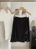 Falda de Lunares con Volantes Kekezoon para Mujer, Nueva Falda de Verano Versátil de Línea A Adelgazante de Longitud Media 7735