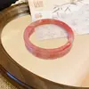 Pulsera redonda de calcedonia degradada paso a paso, nuevo modelo 2026, fresca y elegante, lujo ligero, joyería de alta gama