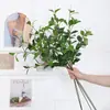 [Novo] Arte Floral Qi Hao 5 Galhos 15 Malhas Folha de Figueira Simulação Galho Único Árvore Banyan Cruzamento Casa Arranjo de Flores Simulação Planta Verde