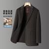 Chaqueta de Traje de Lana Doble Faz 100% Lana Pura para Hombre 2026 Otoño e Invierno Nuevo Estilo Corto Casual de Negocios