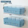 BNBSPonteira Sem Furos Montada na Parede Cesta de Armazenamento para Cebolinha Gengibre Alho Caixa de Armazenamento de Gengibre Doméstica Cesta de Armazenamento Montada na Parede da Cozinha