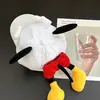 Nova Touca Fofa de Bumbum do Mickey, Luvas Fofas e Engraçadas do Mickey Cobrindo o Rosto, Touca com Orelhas do Mickey de Desenho Animado