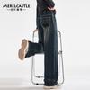 Jeans para Niña Primavera y Otoño 2024 Nuevos Pantalones de Otoño para Estudiantes de Secundaria Pantalones Anchos Forrados de Felpa para Niña Otoño e Invierno