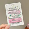Pinza de Nube para Niña Estilo Coreano Simple de Tela Lunares Pinza BB para Parte Trasera de la Cabeza o Flequillo