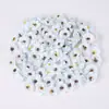 Flor de Jazmín Simulada Flor Individual Margarita de Tres Capas Materiales para Decoración de Sombreros DIY Hecho a Mano Accesorios para Guirnaldas Flores Falsas