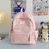 Mochila acolchada nueva estilo japonés Ins de alto valor estético, fresca y dulce, para estudiantes de secundaria y preparatoria, minmochila ligera