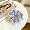 Goma de pelo scrunchie vintage versátil extragrande para adultos, elegante scrunchie floral para coleta