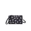 Bolsa Quadrada Pequena Personalizada Estilo Coreano Nova Moda 2025 Estampa de Laço Estilo Estrangeiro Linda Bolsa de Ombro Transversal para Mulheres