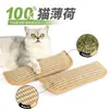 Juguete para Gatos Almohada de Hierba Gatuna Auto-Placer Molienda de Dientes Resistente a Morder Limpieza Dental Golosina para Gatos Auto-Placer Alivio del Aburrimiento Tabla Rascadora de Yute para Gatos Suministros