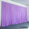 Fondo Nuevo Personalizado Gasa Seda de Leche Cortina Elástica Decoración de Cortina Tela Base para Bodas Diseño de Escena