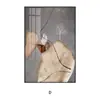 Galería de Arte Qiao Jia Sala de Estar Minimalista Pintura Decorativa Pared de Fondo de Sofá Pintura de Piso Abstracta Colgante de Entrada Pintura de Pasillo Al Por Mayor