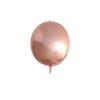 Globo de aluminio 4D redondo estéreo dorado plateado de 10 pulgadas 18 pulgadas 22 pulgadas 32 pulgadas Globo de aluminio 4D al por mayor