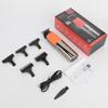 Nueva cortadora de cabello LCD cabeza de aceite grabado cortadora eléctrica recargable por USB cabeza de afeitado eléctrica de empuje cortadora eléctrica doméstica