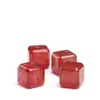Hongchu Cristal Cristal de Morango Natural Contas Quadradas Acessórios para Joias DIY Cubos de Cristal de Morango Naturais Atacado