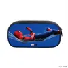 Estuche de doble capa con estampado de Spider-Man Spider-Man bolsa de almacenamiento para papelería escolar bolsa para lápices primera generación de pelo