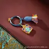 Novo Pingente Tecido à Mão Estilo Xizang, Chaveiro Tecido, Pingente de Borla, Zikiram, Senhor Shiva, Deus Amarelo da Riqueza, Tara