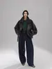 Jeans de Nuevo Estilo para Mujer de Principios de Primavera con Parches y Degradado en Forma de Guadaña, Pantalones Anchos Estilo Retro Americano, Pantalones Sueltos de Guadaña de Moda High Street