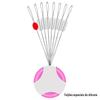 Competitivo 7+1 feijão espacial de silicone translúcido silicone space beans acessórios de equipamento de pesca