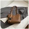 Bolsa Elegante para o Dia a Dia Bolsa de Grande Capacidade Bolsa Feminina 2025 Nova Moda Bolsa Tote Retrô Bolsa de Ombro Único Bolsa de Axila