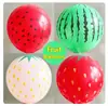 Globos de Látex Estampado de Frutas Fresa Sandía de 12 Pulgadas, Globos con Dibujos de Frutas Lindas para Fiesta de Cumpleaños Infantil, Decoración de Escena Temática Festiva, Suministros de Decoración para Fiesta de Verano