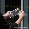 Soporte para Teléfono Móvil con Tarjetero de PU Adhesivo, Soporte Magnético Plegable para Coche, Funda para Teléfono RFID, Soporte Adhesivo para Teléfono