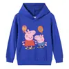 Otoño 2023 Niños y Niñas Cerdo Algodón Sudadera con Capucha Niños Medianos Bebé Suéter Pullover Estilo Coreano Suéter Infantil Moda