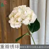 Hortênsia de Pétalas Duplas Anna Hortênsia Arco de Casamento Fileira de Flores Decoração de Chão Floricultura Adereços de Exposição Flores Artificiais