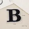 Pegatinas de tela bordadas 26 letras inglesas pegatinas de tela bordadas al por mayor adhesivo termofusible parche DIY para ropa accesorios de ropa