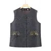 Camisa Pulôver de Gola Redonda e Manga Longa Guofeng Jacquard Retrô Camisa de Alta Qualidade Novo Estilo Chinês Solta Casual Versátil