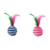 Popular Juguete de Sisal y Plumas de Amazon, Suministros para Mascotas Duraderos y Resistentes a los Arañazos para que los Gatos se Diviertan y Jueguen Felices