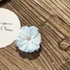 Presilha de Cabelo Floral Doce e Atmosférica Super Feérica para Mulheres, Acessório de Cabelo Estilo Férias na Praia, Presilha Lateral, Ornamento de Flor para Cabelo
