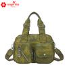 Angelkiss Bolsa de Mano Casual Retro Lavada Multifuncional Gran Capacidad Nicho Hombro Único Cruzada