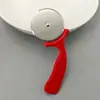 Cortador de Pizza Multifuncional de Aço Inoxidável, Ferramenta Doméstica para Assar, Faca Redonda Criativa, Faca de Roda para Cozinha, Pacote Autoaquecedor