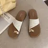 Chinelos de Tela para Mulheres, Uso ao Ar Livre no Verão, Combinados com Saias, Moda para Compras, Sandálias Rasteirinhas Resistentes ao Desgaste para a Praia