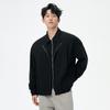 Chaqueta Cortavientos Falsa de Dos Piezas para Hombre APO Chaqueta Casual Simple de Solapa Suelta de Moda de Alta Gama para Primavera y Otoño