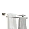 Toallero Gris Gunmetal, Barra de Almacenamiento para Pared de Baño sin Taladro, Toallero para Inodoro, Barra para Toallas de Baño