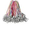 Qué muñeca accesorios de joyería diy 302 broche de langosta cuerda para teléfono móvil cordón de color 100 piezas/bolsa cuerda para colgante hecha a mano